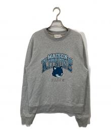 maison kitsune（メゾンキツネ）の古着「CAMPUS FOX REGULAR SWEATSHIRT（キャンパスフォックス レギュラースウェットシャツ）LM00305KM」｜グレー
