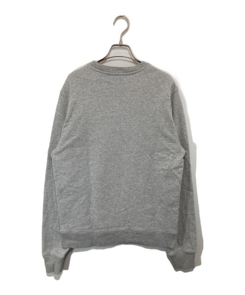 maison kitsune（メゾンキツネ）maison kitsune (メゾンキツネ) CAMPUS FOX REGULAR SWEATSHIRT（キャンパスフォックス レギュラースウェットシャツ）LM00305KM グレー サイズ:Sの古着・服飾アイテム