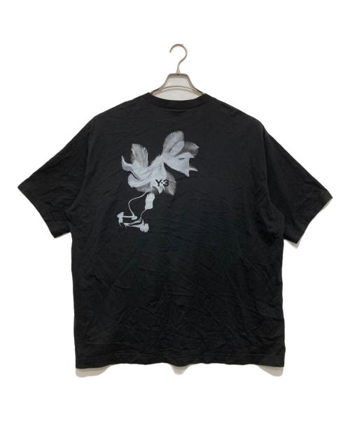 Y-3（ワイスリー）Y-3 (ワイスリー) フラワーグラフィック Tシャツ ブラック サイズ:2XLの古着・服飾アイテム