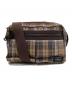 PORTER（ポーター）の古着「COTTON CHECK SHOULDER BAG　コットンチェックショルダーバッグ　24SS HM-K203」｜ブラウン