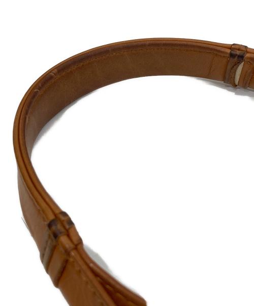 Chloe（クロエ）Chloe (クロエ) WOODYレザートートバッグ ブラウンの古着・服飾アイテム