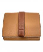 LOEWEロエベ）の古着「トライフォールドウォレット」｜ブラウン