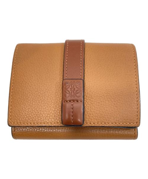LOEWE（ロエベ）LOEWE (ロエベ) トライフォールドウォレット ブラウンの古着・服飾アイテム