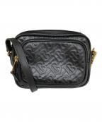 BURBERRYバーバリー）の古着「TB モノグラム カメラバッグ / チェーンショルダーバッグ」｜ブラック