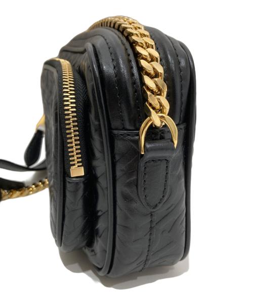 BURBERRY（バーバリー）BURBERRY (バーバリー) TB モノグラム カメラバッグ / チェーンショルダーバッグ ブラックの古着・服飾アイテム