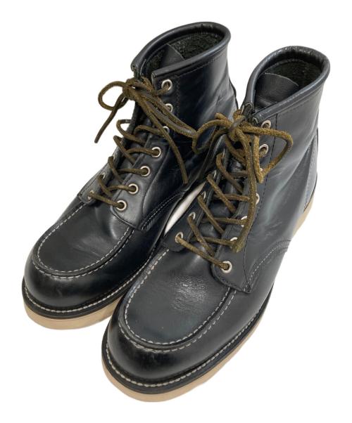 RED WING（レッドウィング）RED WING (レッドウィング) IRISH SETTER MOC TOE BOOTS　8130 ブラック サイズ:27.5の古着・服飾アイテム
