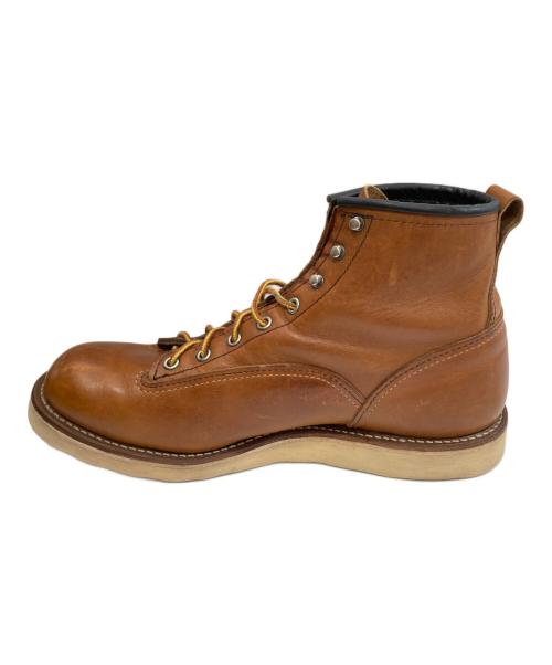 RED WING（レッドウィング）RED WING (レッドウィング) 6inch Lineman Boots シックスインチラインマンブーツ ブラウン サイズ:10Dの古着・服飾アイテム