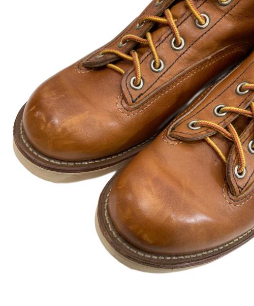 RED WING（レッドウィング）RED WING (レッドウィング) 6inch Lineman Boots シックスインチラインマンブーツ ブラウン サイズ:10Dの古着・服飾アイテム