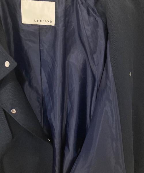 uncrave（アンクレイヴ）uncrave (アンクレイヴ) トレンチコート　TRENCH COAT　CMHVSW1453 ネイビー サイズ:2の古着・服飾アイテム