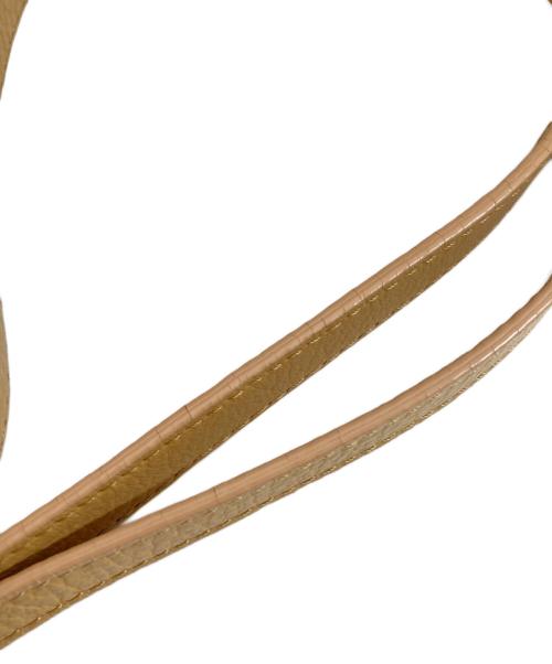 zanellato（ザネラート）zanellato (ザネラート) POSTINA　ターンロック2WAYバッグ　レザーショルダーバッグ ベージュの古着・服飾アイテム