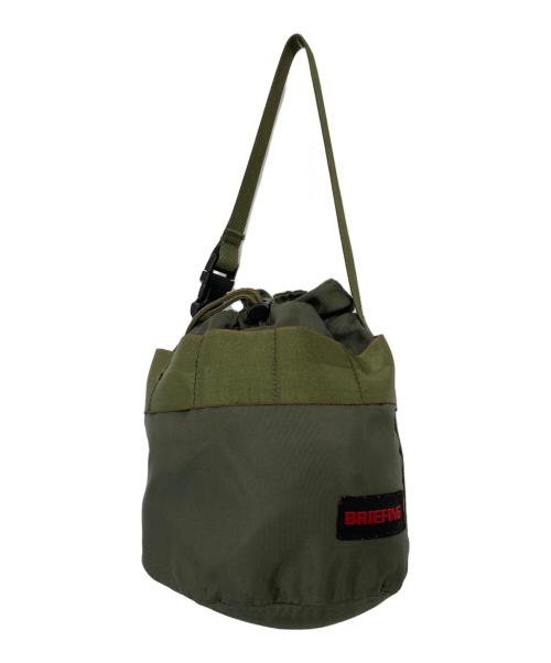 BRIEFING（ブリーフィング）BRIEFING (ブリーフィング) BEAMS BOY (ビームスボーイ) 別注ヘルメットバッグ カーキの古着・服飾アイテム