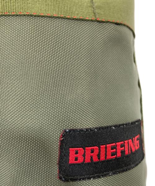 BRIEFING（ブリーフィング）BRIEFING (ブリーフィング) BEAMS BOY (ビームスボーイ) 別注ヘルメットバッグ カーキの古着・服飾アイテム