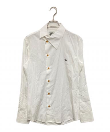 ヴィヴィアンウエストウッドマン ギミック 2連ジップシャツ 刺繍オーブロゴ 中古・古着通販】Vivienne Westwood man (ヴィヴィアン ウェストウッド