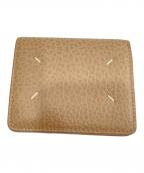 Maison Margielaメゾンマルジェラ）の古着「4ステッチ 二つ折り ウォレット　S56UI0140」｜ベージュ