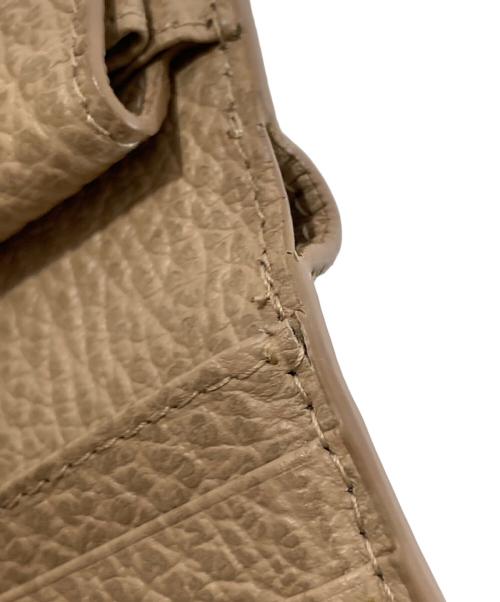 Maison Margiela（メゾンマルジェラ）Maison Margiela (メゾンマルジェラ) 4ステッチ 二つ折り ウォレット　S56UI0140 ベージュの古着・服飾アイテム