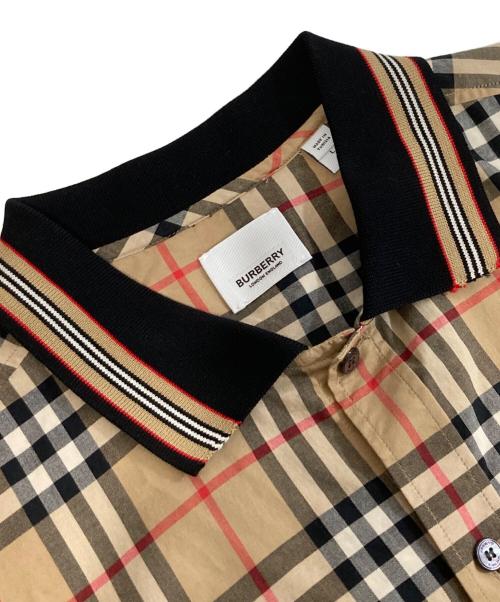 BURBERRY LONDON（バーバリーロンドン）BURBERRY LONDON (バーバリーロンドン) ノバチェック L/S シャツ　8010214 ベージュ サイズ:Lの古着・服飾アイテム