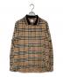 BURBERRY LONDON（バーバリーロンドン）の古着「ノバチェック L/S シャツ　8010214」｜ベージュ