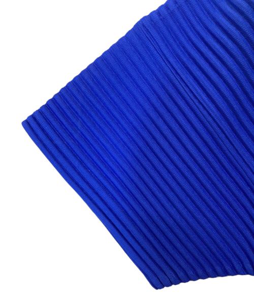 HOMME PLISSE ISSEY MIYAKE（オム プリッセ イッセイ ミヤケ）HOMME PLISSE ISSEY MIYAKE (オム プリッセ イッセイ ミヤケ) プリーツオープンカラーシャツ ブルー サイズ:2の古着・服飾アイテム