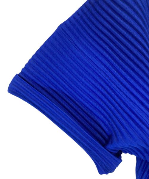 HOMME PLISSE ISSEY MIYAKE（オム プリッセ イッセイ ミヤケ）HOMME PLISSE ISSEY MIYAKE (オム プリッセ イッセイ ミヤケ) プリーツオープンカラーシャツ ブルー サイズ:2の古着・服飾アイテム