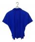 HOMME PLISSE ISSEY MIYAKE (オム プリッセ イッセイ ミヤケ) プリーツオープンカラーシャツ ブルー サイズ:2：30000円