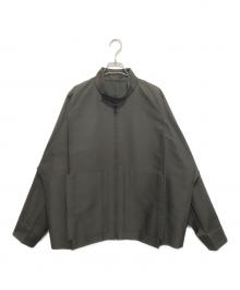 ISSEY MIYAKE IM MEN（イッセイミヤケ アイム メン）の古着「DOUBLE WEAVE FLAT リバーシブルブルゾン　ダブルウェーブフラット　LA13FC185」｜カーキ