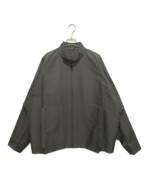 ISSEY MIYAKE IM MEN（イッセイミヤケ アイム メン）ISSEY MIYAKE IM MEN (イッセイミヤケ アイム メン) DOUBLE WEAVE FLAT リバーシブルブルゾン　ダブルウェーブフラット　LA13FC185 カーキ サイズ:3の古着・服飾アイテム