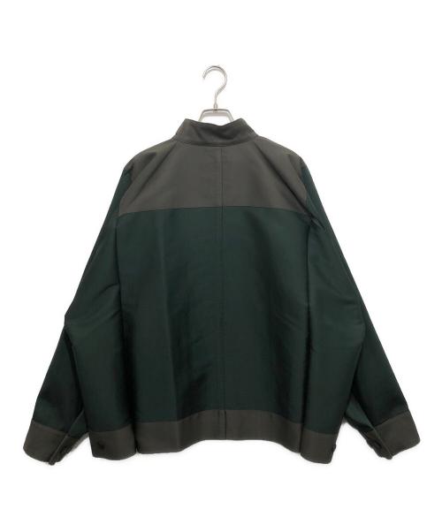 ISSEY MIYAKE IM MEN（イッセイミヤケ アイム メン）ISSEY MIYAKE IM MEN (イッセイミヤケ アイム メン) DOUBLE WEAVE FLAT リバーシブルブルゾン　ダブルウェーブフラット　LA13FC185 カーキ サイズ:3の古着・服飾アイテム