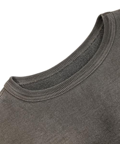 LASTMAN（ラストマン）LASTMAN (ラストマン) EMBROIDERED CREW NECK LTM（エンブロイダード クルーネック スウェット）　252LM-CT13 グレー サイズ:Lの古着・服飾アイテム