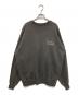 LASTMAN（ラストマン）の古着「EMBROIDERED CREW NECK LTM（エンブロイダード クルーネック スウェット）　252LM-CT13」｜グレー