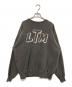 LASTMAN (ラストマン) EMBROIDERED CREW NECK LTM（エンブロイダード クルーネック スウェット）　252LM-CT13 グレー サイズ:L：18000円
