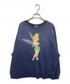 SAINT MICHAEL×DISNEYセントマイケル×ディズニー）の古着「DSN CRW NK SWT/TINKER BELL　26SSSM-MK8-0000-C80」｜ネイビー