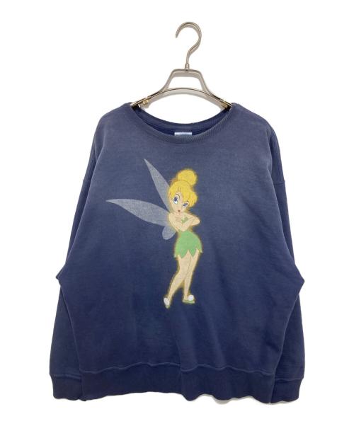 SAINT MICHAEL（セントマイケル）SAINT MICHAEL (セントマイケル) DISNEY (ディズニー) DSN CRW NK SWT/TINKER BELL　26SS	SM-MK8-0000-C80 ネイビー サイズ:Lの古着・服飾アイテム