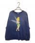SAINT MICHAEL（セントマイケル）の古着「DSN CRW NK SWT/TINKER BELL　26SS	SM-MK8-0000-C80」｜ネイビー