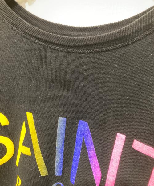 SAINT MICHAEL（セントマイケル）SAINT MICHAEL (セントマイケル) SAINT SPORT CREW NECK SWET　セイントスポーツクルーネックスウェット　25AW　SM-HR1-0000-044 ブラック サイズ:XLの古着・服飾アイテム