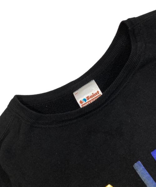 SAINT MICHAEL（セントマイケル）SAINT MICHAEL (セントマイケル) SAINT SPORT CREW NECK SWET　セイントスポーツクルーネックスウェット　25AW　SM-HR1-0000-044 ブラック サイズ:XLの古着・服飾アイテム