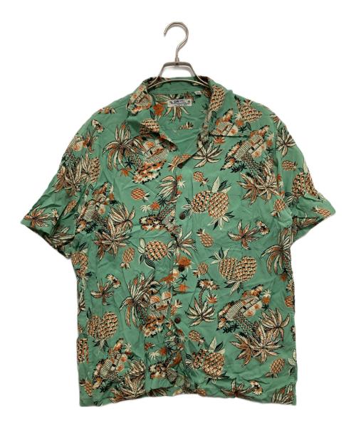 Sun Surf（サンサーフ）Sun Surf (サンサーフ) JOURNAL STANDARD (ジャーナルスタンダード) 別注 アロハシャツ 黄緑 サイズ:Lの古着・服飾アイテム