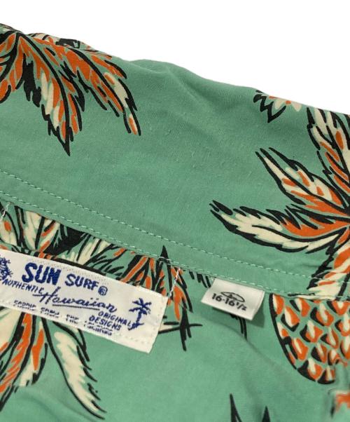 Sun Surf（サンサーフ）Sun Surf (サンサーフ) JOURNAL STANDARD (ジャーナルスタンダード) 別注 アロハシャツ 黄緑 サイズ:Lの古着・服飾アイテム