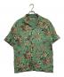 Sun Surf（サンサーフ）の古着「別注 アロハシャツ」｜黄緑
