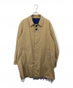 JohnUNDERCOVERジョンアンダーカバー）の古着「カットオフ加工ステンカラーコート　JUQ4301」｜ベージュ