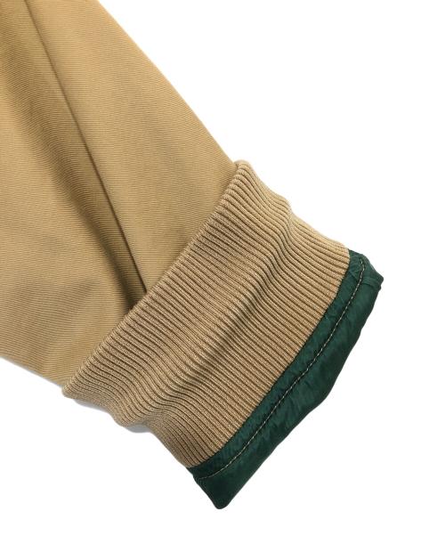 JohnUNDERCOVER（ジョンアンダーカバー）JohnUNDERCOVER (ジョンアンダーカバー) カットオフ加工ステンカラーコート　JUQ4301 ベージュ サイズ:2の古着・服飾アイテム