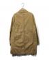 JohnUNDERCOVER (ジョンアンダーカバー) カットオフ加工ステンカラーコート　JUQ4301 ベージュ サイズ:2：11000円