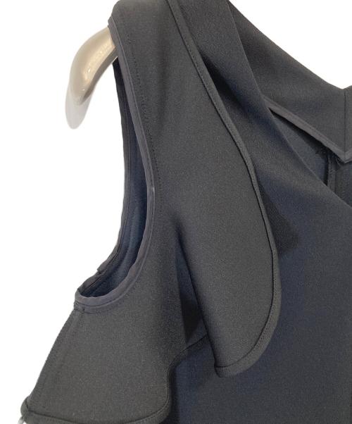 YOKO CHAN（ヨーコチャン）YOKO CHAN (ヨーコチャン) フリルワンピース　YCD-217-326 ブラック サイズ:36の古着・服飾アイテム