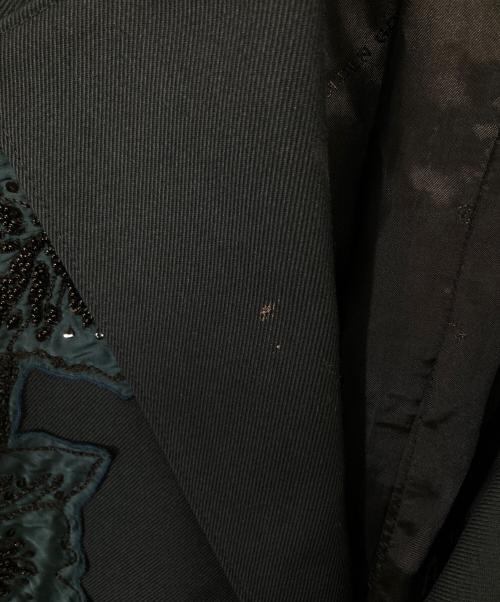 GOLDEN GOOSE（ゴールデングース）GOLDEN GOOSE (ゴールデングース) フラワー刺繍テーラードジャケット GMP00929-P000629 グリーン サイズ:50の古着・服飾アイテム