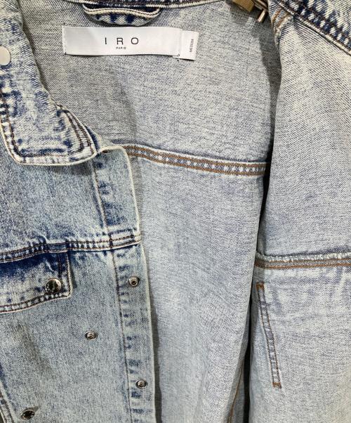 IRO（イロ）IRO (イロ) ケミカルウォッシュ デニムジャケット インディゴ サイズ:Mの古着・服飾アイテム