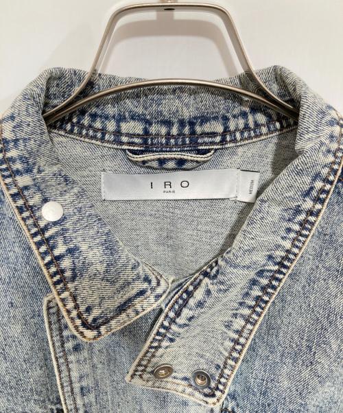 IRO（イロ）IRO (イロ) ケミカルウォッシュ デニムジャケット インディゴ サイズ:Mの古着・服飾アイテム