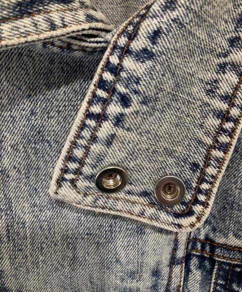 IRO（イロ）IRO (イロ) ケミカルウォッシュ デニムジャケット インディゴ サイズ:Mの古着・服飾アイテム