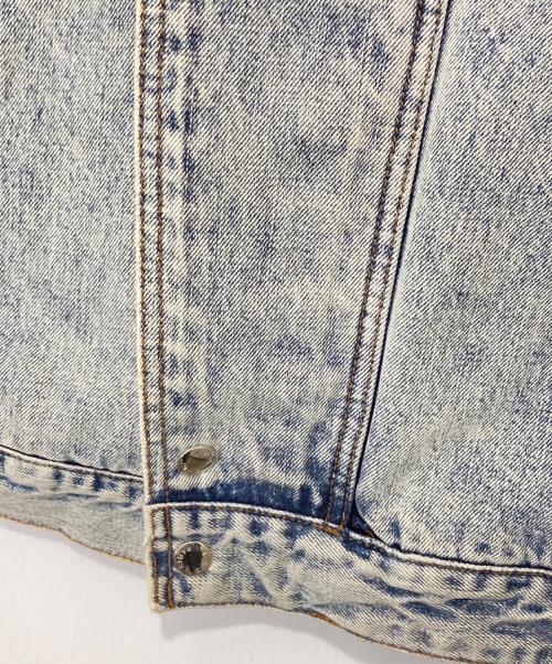 IRO（イロ）IRO (イロ) ケミカルウォッシュ デニムジャケット インディゴ サイズ:Mの古着・服飾アイテム