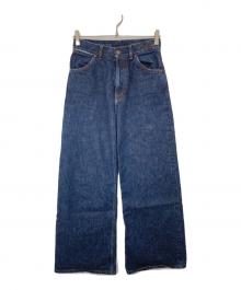 Chloe（クロエ）の古着「ワイドレッグジーンズ　バギーデニムパンツ　WIDE LEG JEANS」｜インディゴ