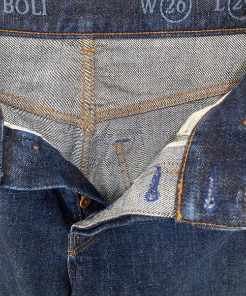 Chloe（クロエ）Chloe (クロエ) ワイドレッグジーンズ　バギーデニムパンツ　WIDE LEG JEANS インディゴ サイズ:W28の古着・服飾アイテム