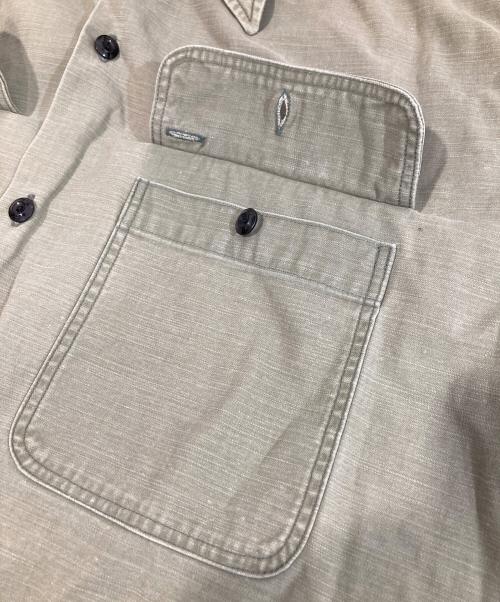 MADISON BLUE（マディソンブルー）MADISON BLUE (マディソンブルー) ワークシャツ  WORK SHIRTS MB999-5712 グリーン サイズ:Mの古着・服飾アイテム